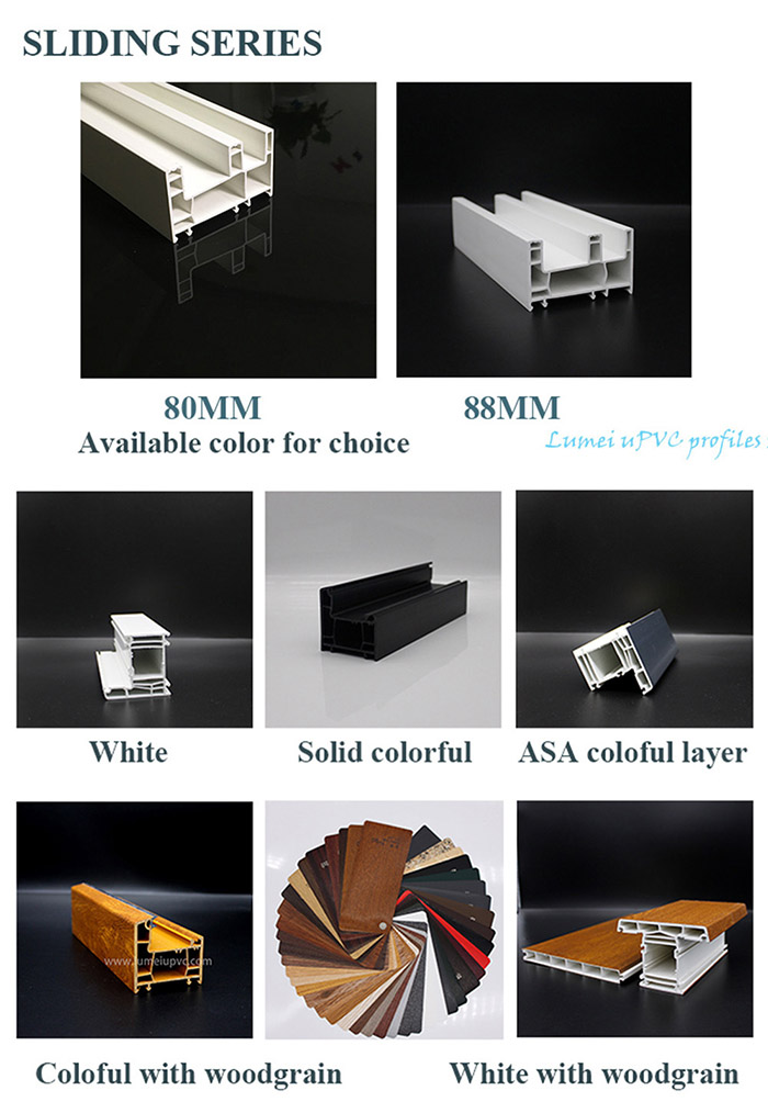 Marco de perfil de plástico extruido de PVC antienvejecimiento Pvc Extruded Plastic Profile Frame Anti-Aging