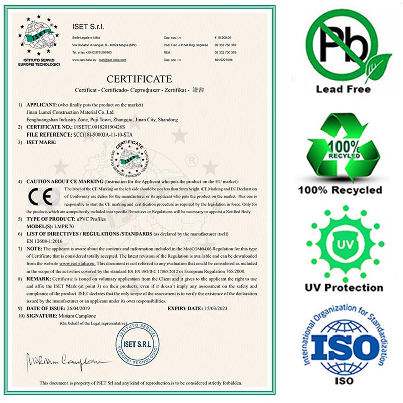 Amerikanisches gehärtetes UPVC/Vinyl-Schiebefenster-Türprofil American Tempered UPVC/Vinyl Sliding Window door profile