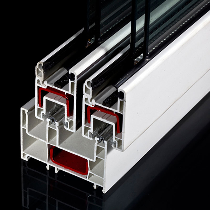 Hoja corrediza de perfil uPVC serie 80 mm 80mm Series uPVC Profile Sliding Sash