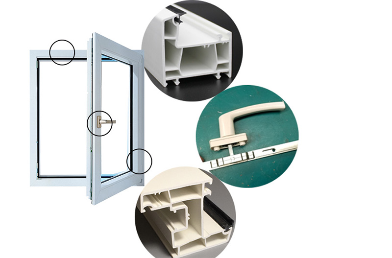 Perfiles Laminados Folio uPVC Color Madera Negro Perfiles Laminados Folio uPVC Color Madera Negro