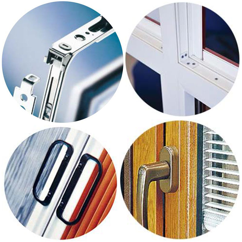 Perfil de ventana de uPVC con revestimiento de color Color Coating uPVC Window Profile