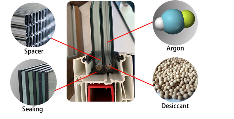Renforts en acier galvanisé pour profilés de fenêtres en PVC Galvanised Steel Reinforcements for PVC Windows Profiles