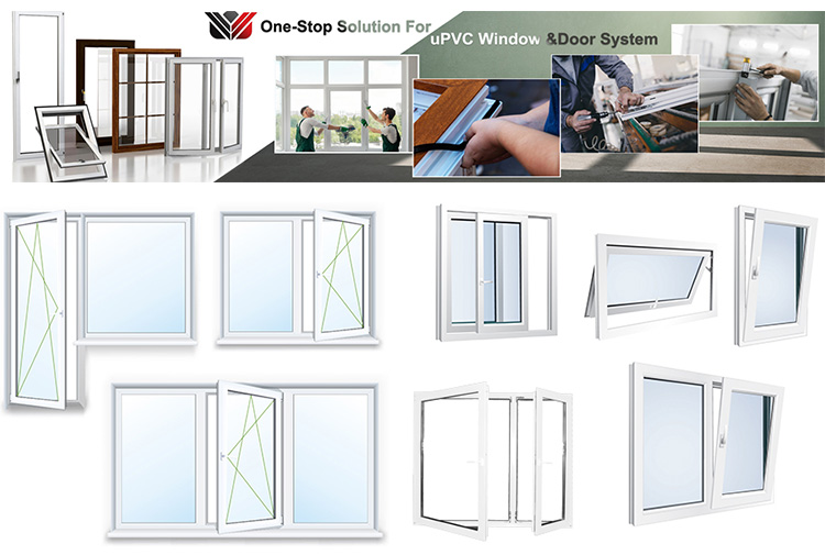 نوافذ UPVC المنزلقة UPVC Sliding Windows