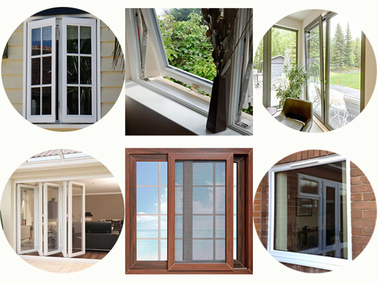 نوافذ UPVC المنزلقة UPVC Sliding Windows