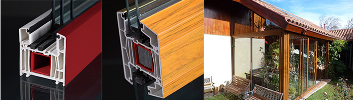 Venta al por mayor Perfil de plástico UPVC de marco de extrusión Wholesale Extrusion Casement Plastic UPVC Profile