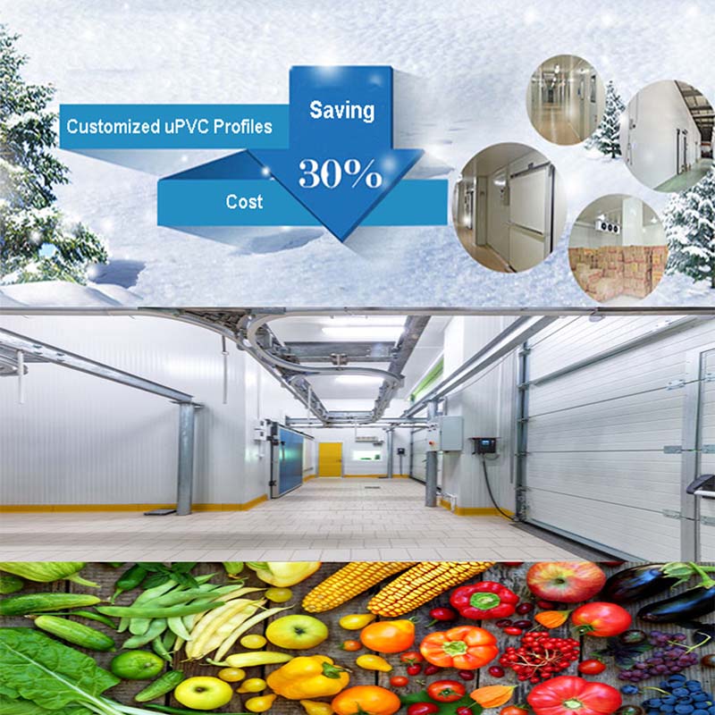 Sistema de perfiles higiénicos de PVC para cámaras frigoríficas comerciales PVC Hygienic Profiles System for Commercial Cold Rooms