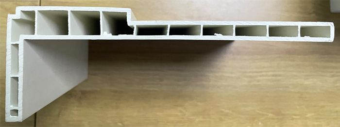 Tablero y alféizar de ventana de PVC blanco White uPVC Window Board & Sill